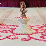 Rangoli Garba - Sangeet Decor For an Indian Wedding By Elegance Decor 847-791-0397 contact@elegance-decor.com- Serving the Midwest (Chicago, Iowa, Michigan, Ohio, Indiana)